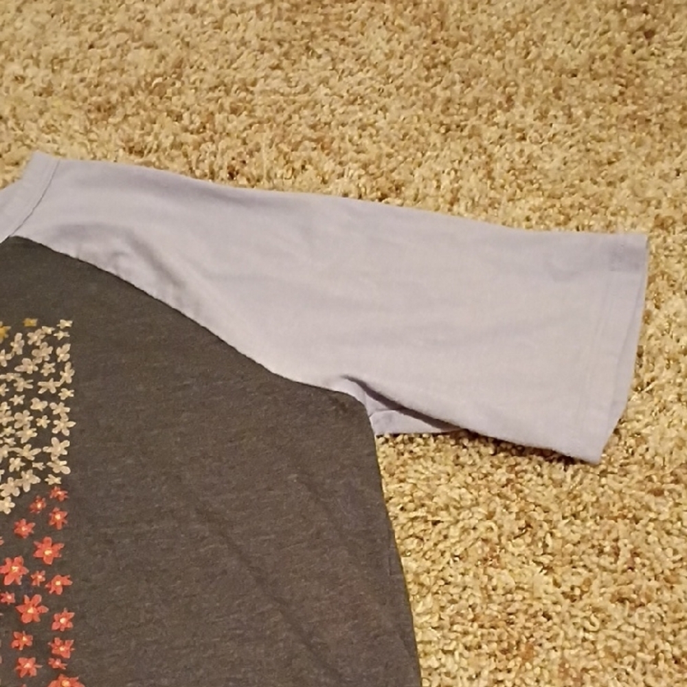 Sonoma Women's Raglan Tee - Gray and Lavender - Picture 2 of 5